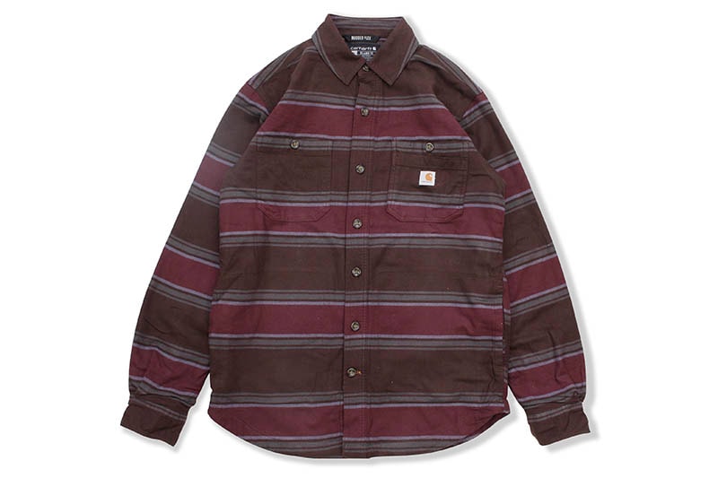 Carhartt RUGGED FLEX RELAXED FIT MIDWEIGHT FLANNEL FLEECE-LINED