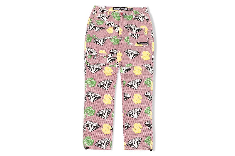 BILLIONAIRE BOYS CLUB DOLLAR CARGO PANT (811-7107:BLEACH WHITE)