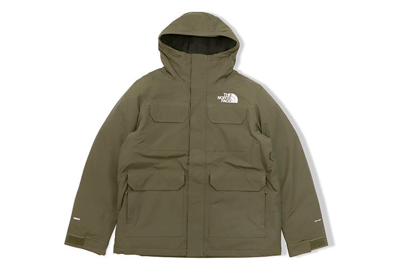 The North Face Men's New Taupe Green Down Hybrid Jacket