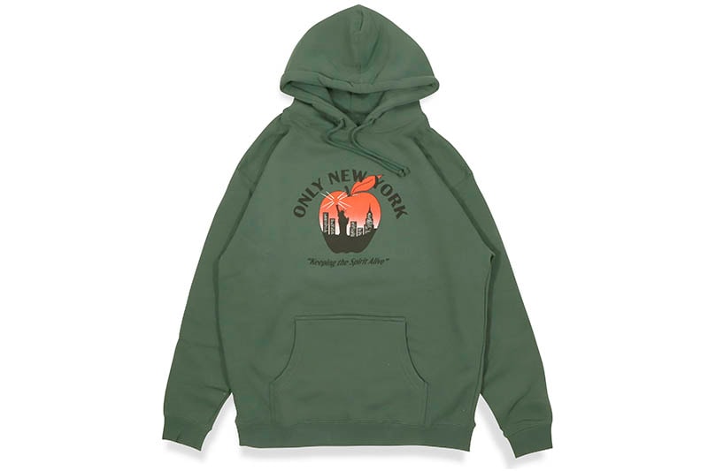 ONLY NY NY SPIRIT HOODIE (ALPINE GREEN)