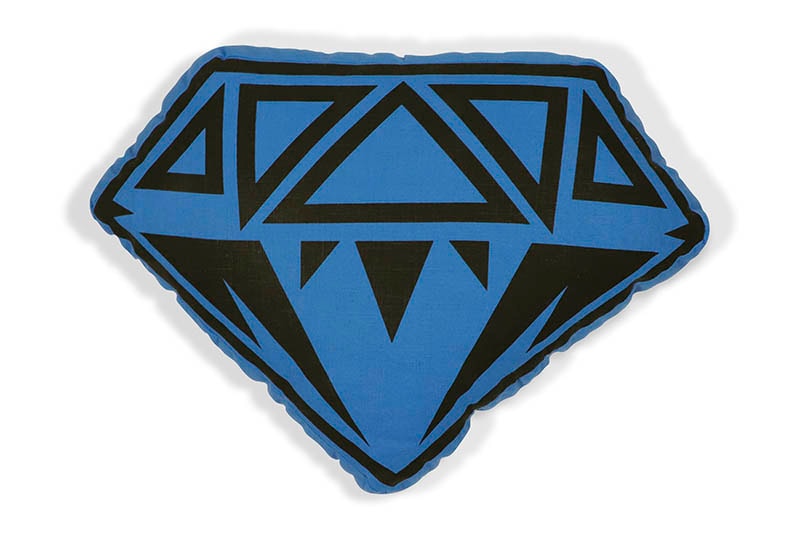 BILLIONAIRE BOYS CLUB DIAMOND PILLOW (811-0802:AZURE BLUE)