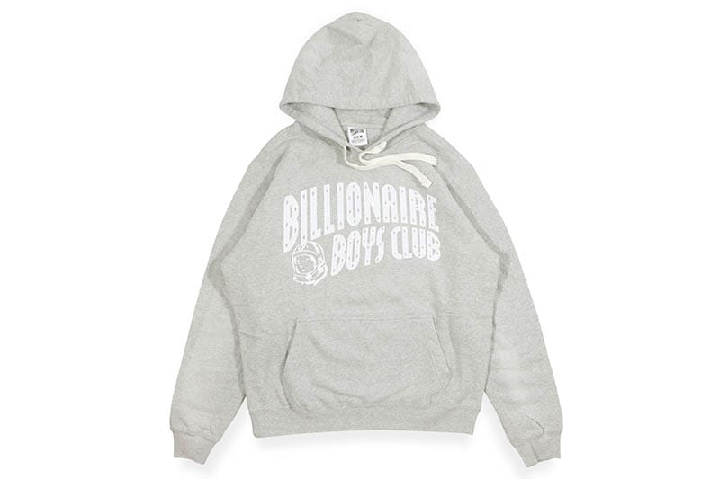 BILLIONAIRE BOYS CLUB VINTAGE ARCH HOODIE (811-9305:HEATHER GREY)