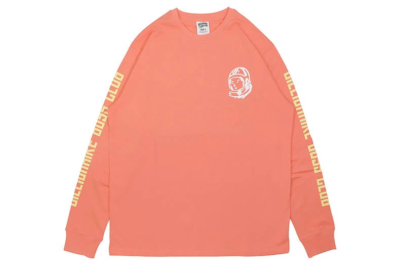 BILLIONAIRE BOYS CLUB WEALTH L/S T-SHIRT (811-9214:SHELL PINK)