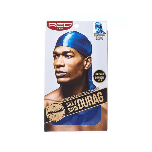 RED BY KISS SILKY SATIN DU-RAG (ROYAL) HDUP01A