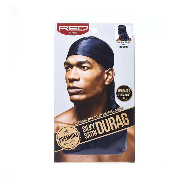 RED BY KISS SILKY SATIN DU-RAG (NAVY) HDUP01A