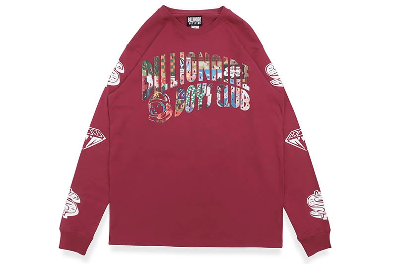 BILLIONAIRE BOYS CLUB ARCH L/S T-SHIRT (811-7208:ANEMONE)