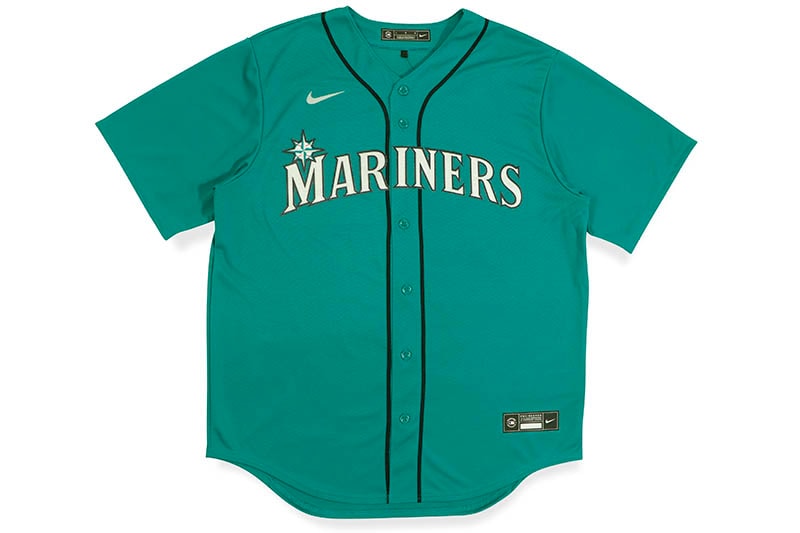 NIKE MLB SEATTLE MARINERS REPLICA BASEBALL JERSEY (T770-MVGB-MVR