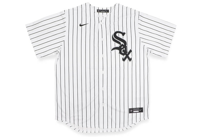 NIKE MLB CHICAGO WHITE SOX REPLICA BASEBALL JERSEY (T770-RXWH-RX-XVH:WHITE STRIPES)