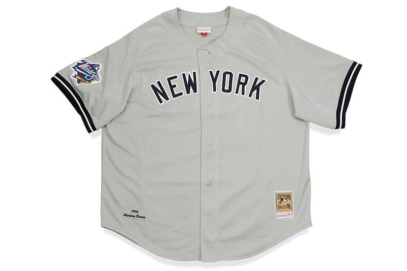 MITCHELL & NESS AUTHENTIC JERSEY (NEW YORK YANKEES/MARIANO RIVERA/#42/1998:GREY) AJY1GS18296