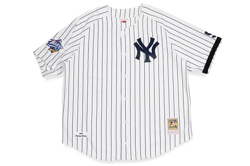 MITCHELL & NESS AUTHENTIC JERSEY (NEW YORK YANKEES/MARIANO RIVERA/#42/1999:WHITE STRIPES) AJY1GS18493