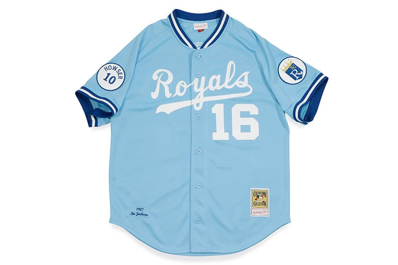 MITCHELL & NESS AUTHENTIC JERSEY (KANSAS CITY ROYALS/BO JACKSON/#16/1987:SKY BLUE) AJY1GS18278