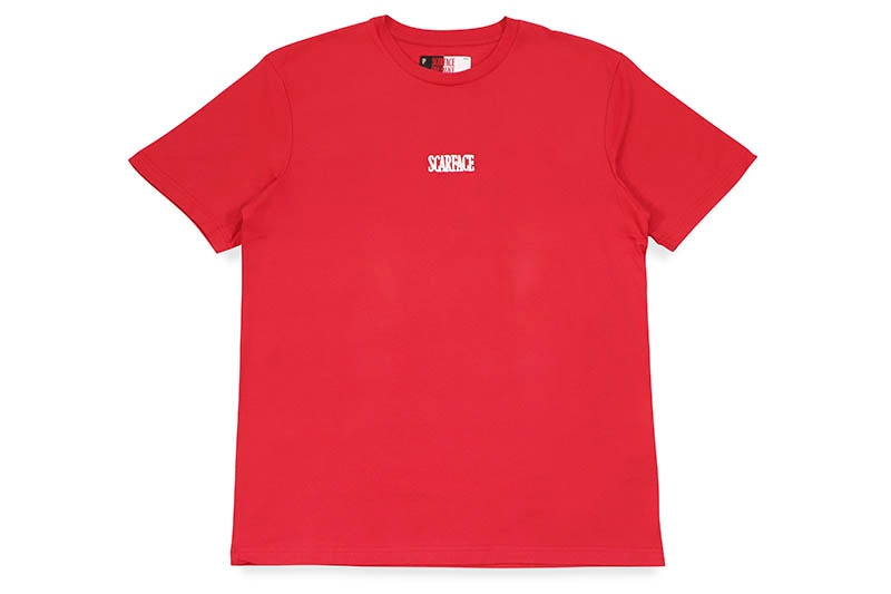 SHOE PALACE X SCARFACE COVER S/S T-SHIRT (RED)