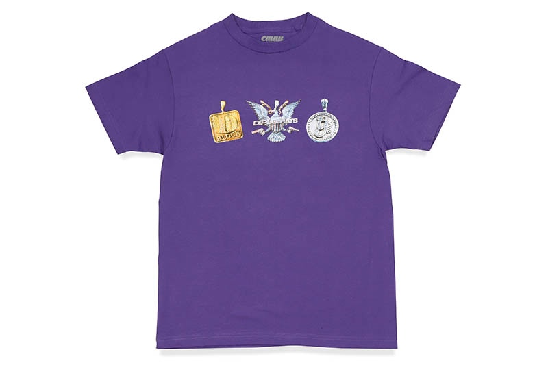CLASSIC MATERIAL NY WE RUN NY S/S T-SHIRT (PURPLE)