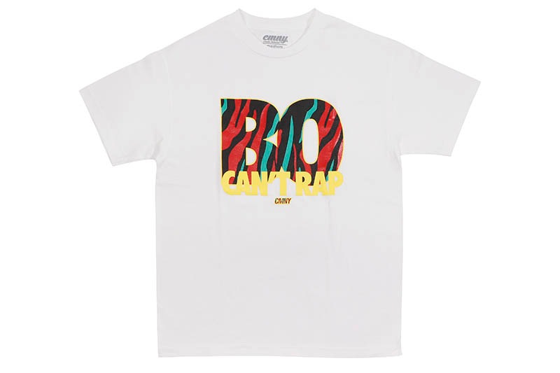 CLASSIC MATERIAL NY BO CAN'T RAP S/S T-SHIRT (WHITE)