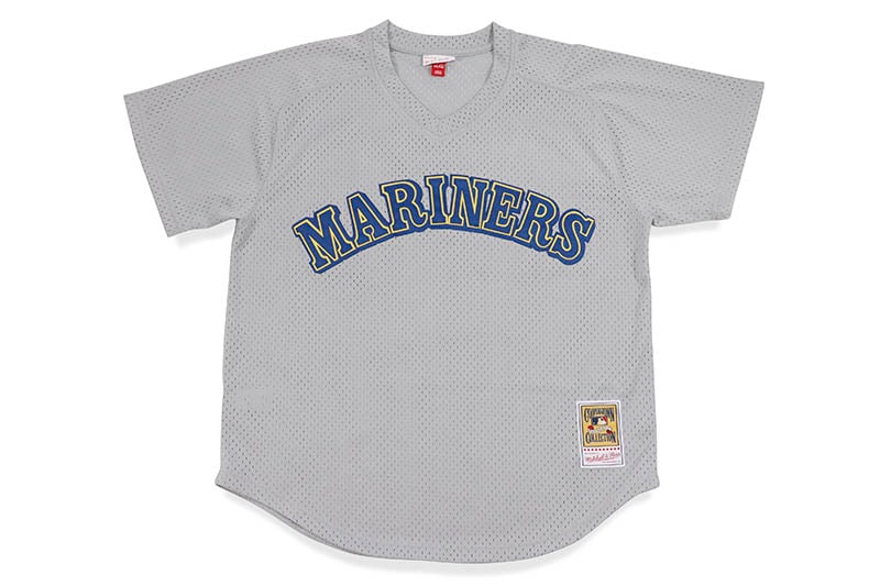 MITCHELL & NESS AUTHENTIC MESH BP JERSEY (SEATTLE MARINERS
