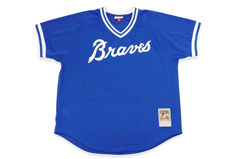 MITCHELL & NESS AUTHENTIC MESH BP JERSEY (ATLANTA BRAVES/1981:DALE MURPHY/#3/ROYAL) ABPJ3073