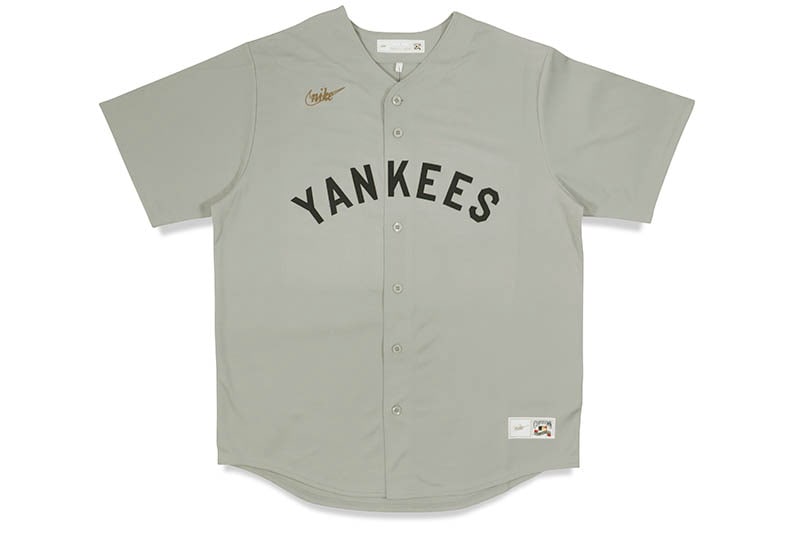 NIKE MLB NEW YORK YANKEES COOPERSTOWN BASEBALL JERSEY (C267-GN27-QAE-UCP:BABE RUTH/#3/DARK GRAY)
