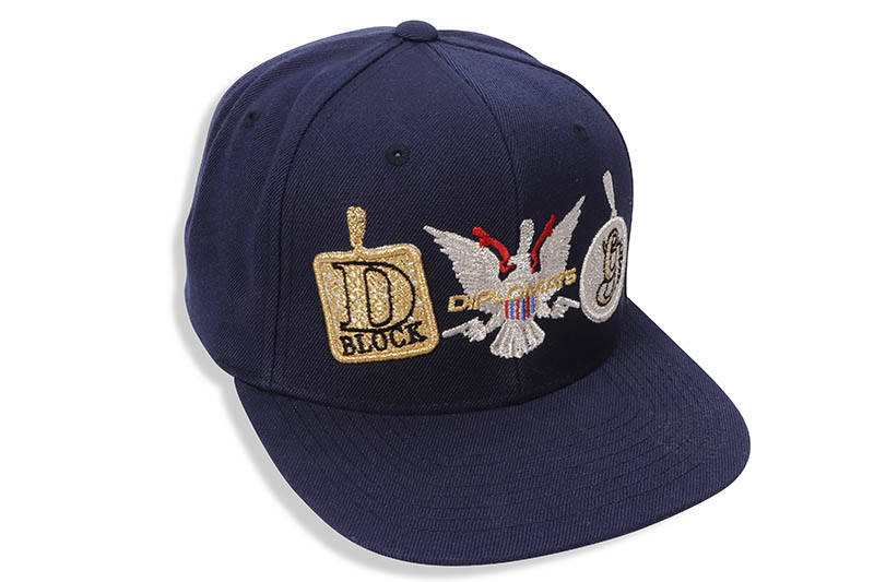 CLASSIC MATERIAL NY WE RUN NY SNAPBACK CAP (NAVY)