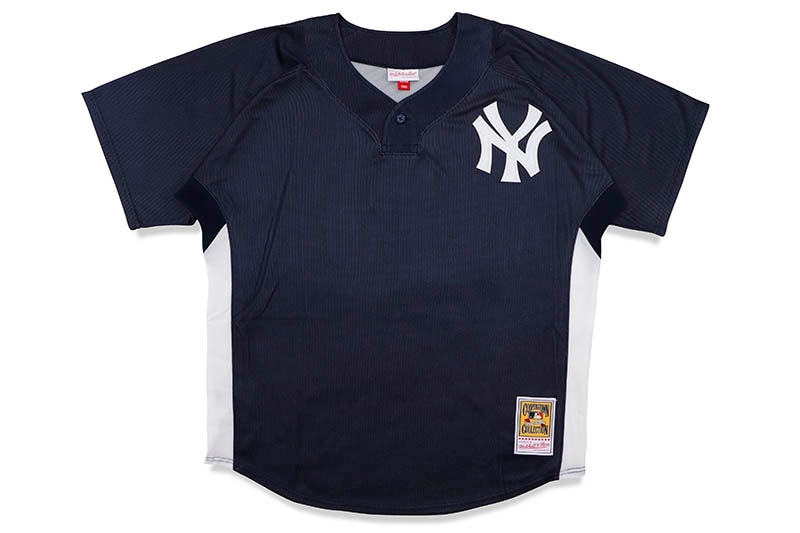 MITCHELL & NESS AUTHENTIC MESH BP JERSEY (NEW YORK YANKEES/2009:DEREK JETER/#2/NAVY) ABPJ3345