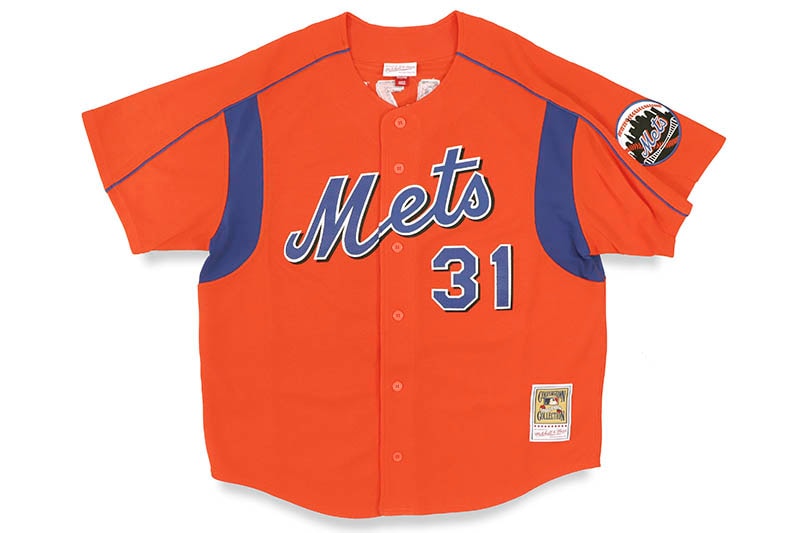 MITCHELL & NESS AUTHENTIC MESH BP BF JERSEY (NEW YORK METS/2004:MIKE PIAZZA/#31/ORANGE) ABBF3342