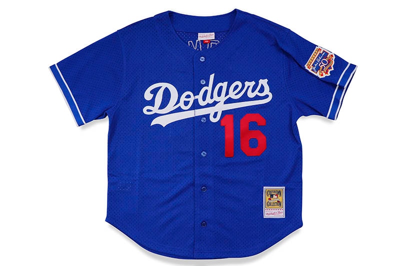 MITCHELL & NESS AUTHENTIC MESH BP BF JERSEY (LOS ANGELES DODGERS/1997:HIDEO NOMO/#16/DARK ROYAL) ABBF3359