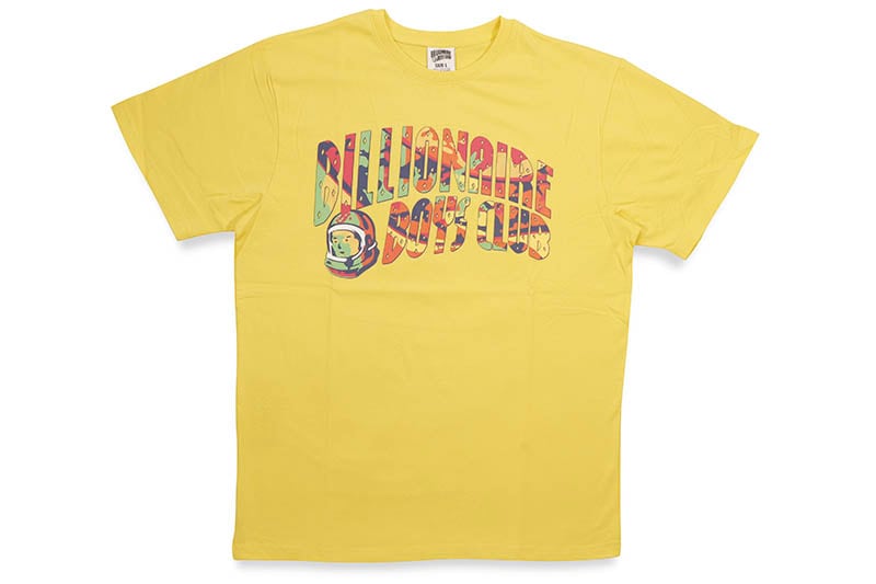 BILLIONAIRE BOYS CLUB SPACE BEACH S/S T-SHIRT (821-3210:LEMON ZEST)