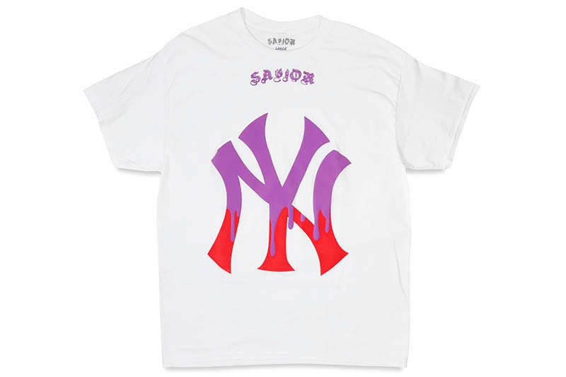 JAETIPS SAVIOR FLOWER YANKEE DRIP S/S T-SHIRT (WHITE)