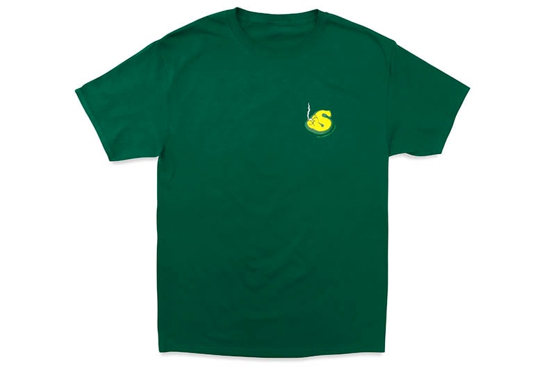 THE SMOKER'S CLUB ASH BEFORE YOU PASS S/S T-SHIRT (DARK GREEN)