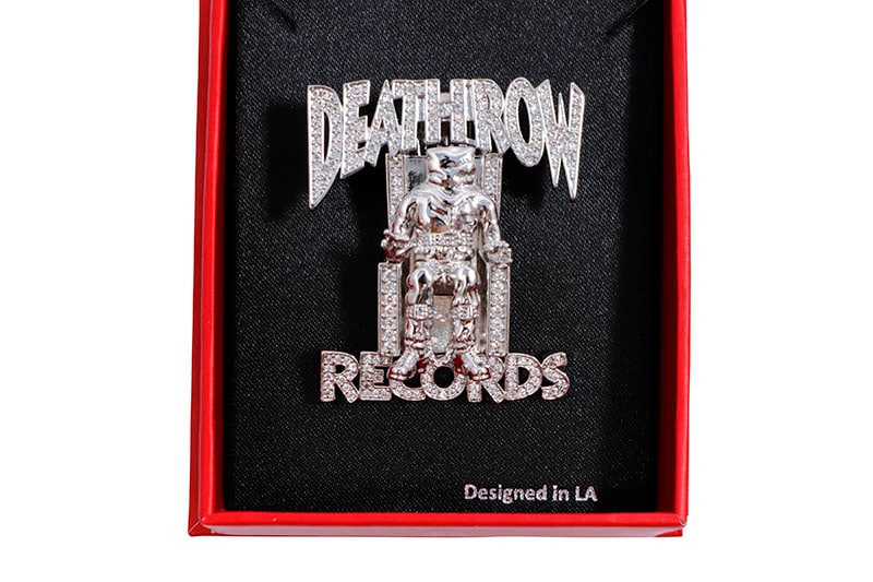 DEATH ROW RECORDS �� KING ICE - DEATH ROW MONEY CLIP (NKX14021:WHITE GOLD)