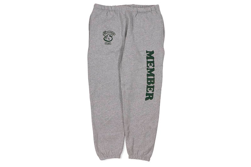 THE SMOKER'S CLUB MEMBER SWEATPANTS (HEATHER GRAY/DARK GREEN)