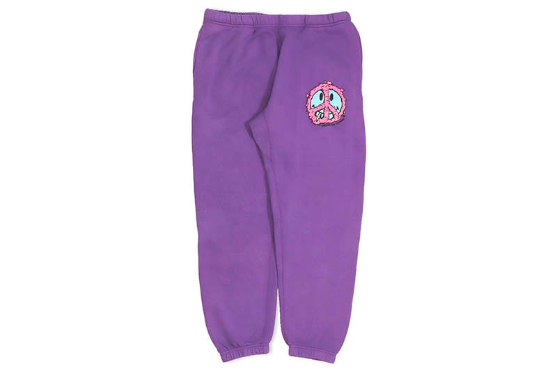THE SMOKER'S CLUB SMILE IN PEACE SWEATPANTS (PURPLE)