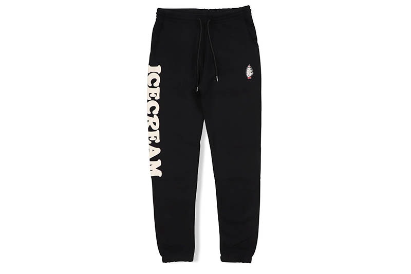 ICECREAM MAGIC SWEATPANTS (421-1107:BLACK)