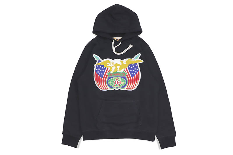 JEFF HAMILTON GRAPHIC DETAIL HOODIE (BLACK)
