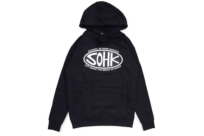 SCHOOL OF HARD KNOCKS SOHK OVAL HOODIE (BLACK) | Brand,S-Z,SCHOOL
