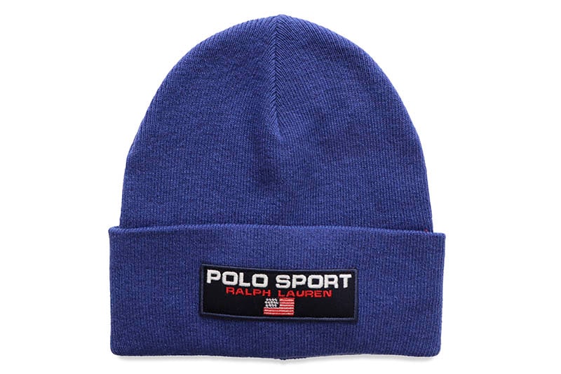 POLO SPORT KNIT BEANIE (PC1014-434:BLUE)