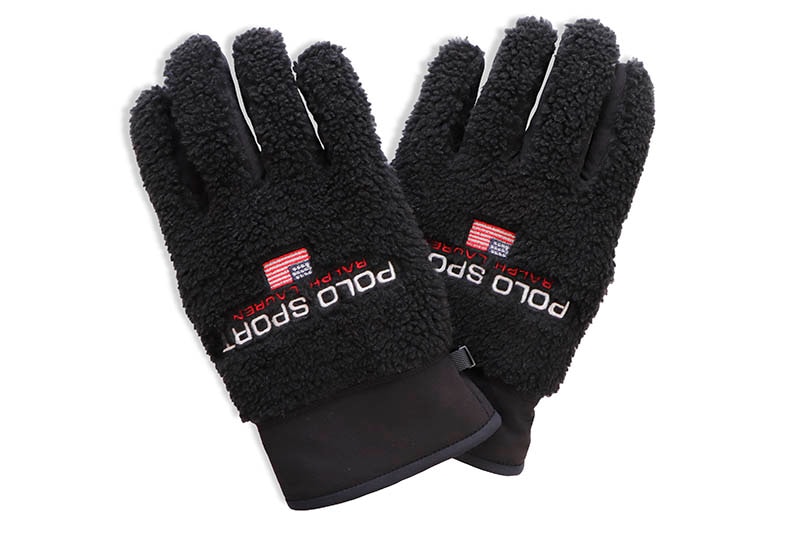 POLO SPORT SHERPA GLOVE (PG0142-001:BLACK)