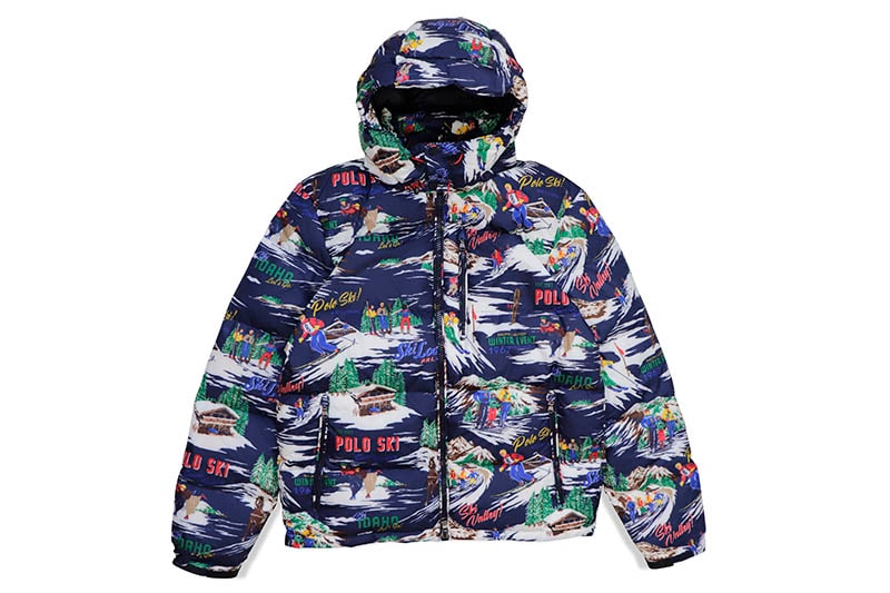 POLO RALPH LAUREN POLO SKI DOWN JACKET (710879814001:NAVY MULTI)