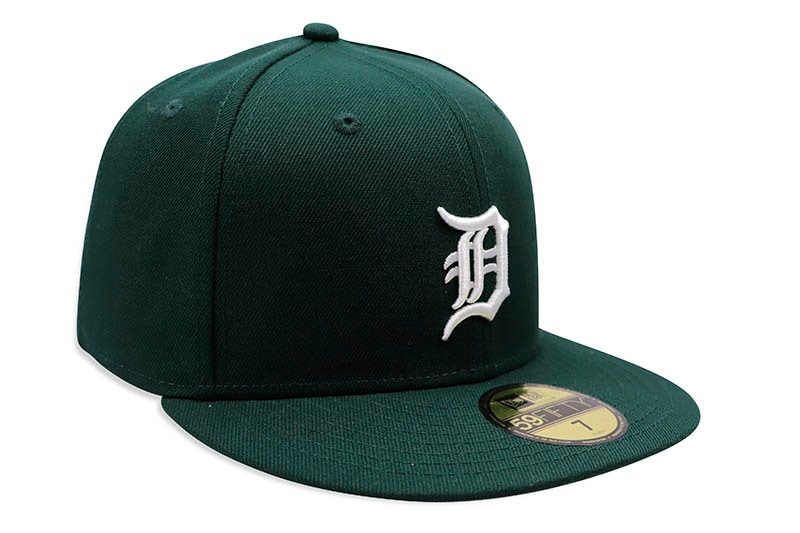 【海外限定】NEW ERA 59FIFTY Detroit Tigers Chrome/DarkGreen NEW ERA DETROIT TIGERS DARK GREEN COLLECTION 59FIFTY FITTED