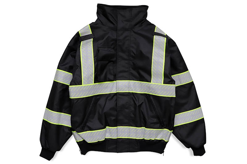 GAME SPORTSWEAR THE G-CLIPSE LINE BOMBER WITH HIDEAWAY HOOD JACKET (1390:BLACK)