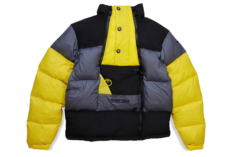 THE NORTH FACE STEEP TECH DOWN JACKET (NF0A4QYTSH3:TNF BLACK)