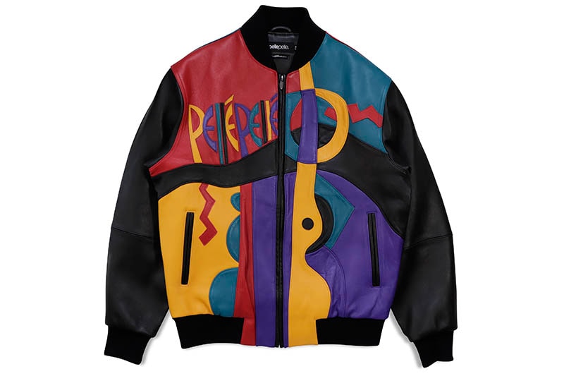 Pelle Pelle レザージャケット カラフル刺繍 1990s Marc Buchanan Pelle Pelle Leather Crazy Colorful