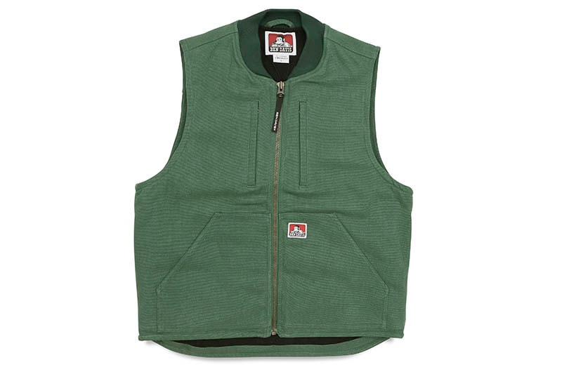BEN DAVIS WOKERS VEST (G-2780006-52:GREEN)