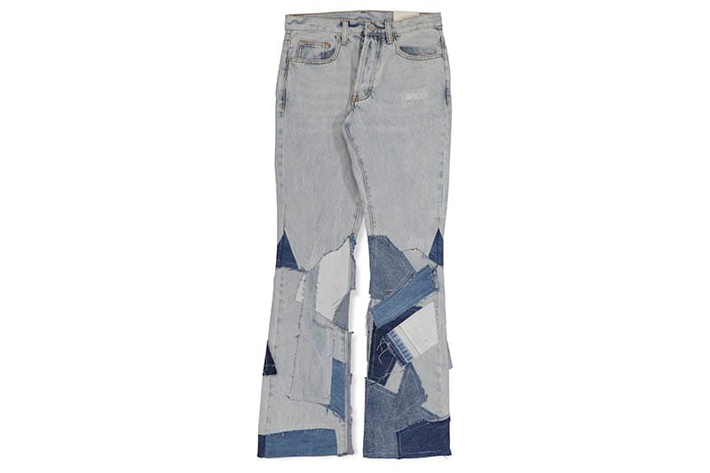 mnml B424 PATCH FLARE DENIM (D387:BLUE)