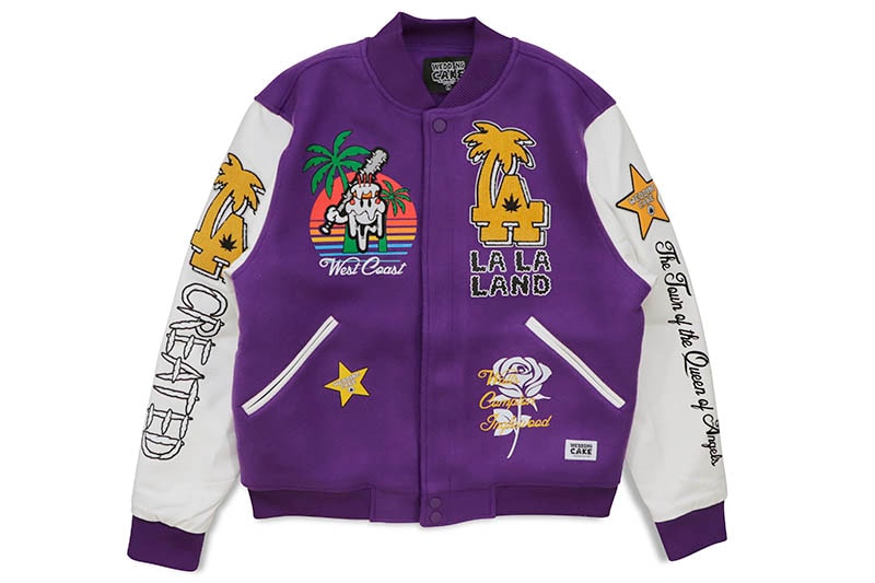 WEDDING CAKE LA LA VARSITY JACKET (WC6970323:PURPLE)