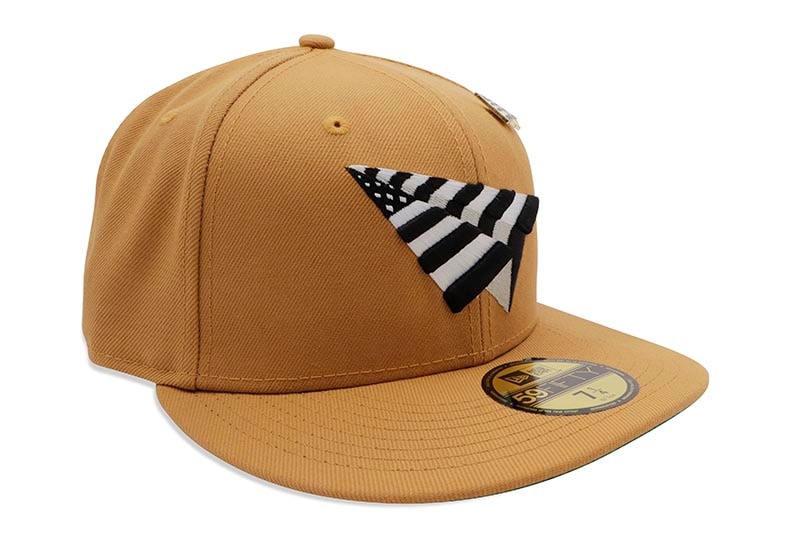 ROC NATION PAPER PLANES CROWN 59FIFTY FITTED CAP (PANAMA TAN