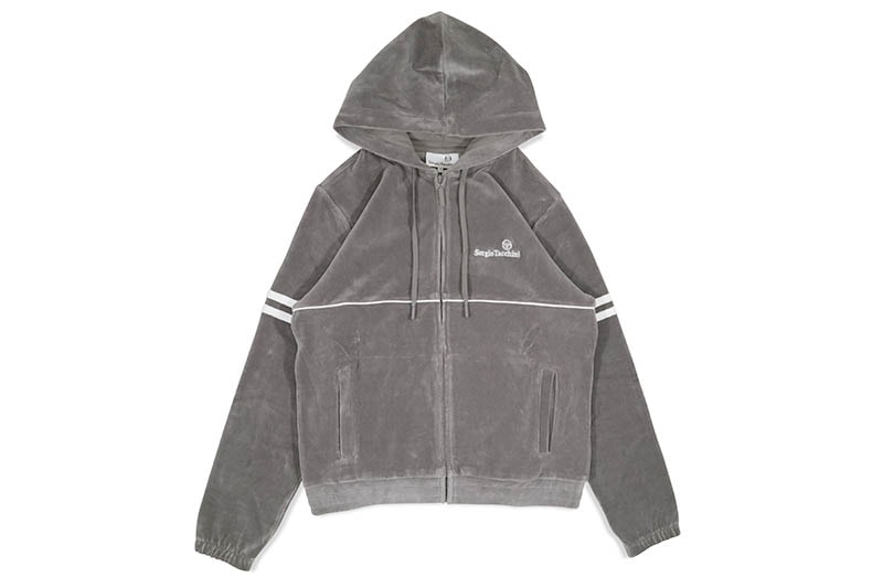 SERGIO TACCHINI SCOPETO FULL-ZIP VELOUR HOODIE (STF22M50197-942