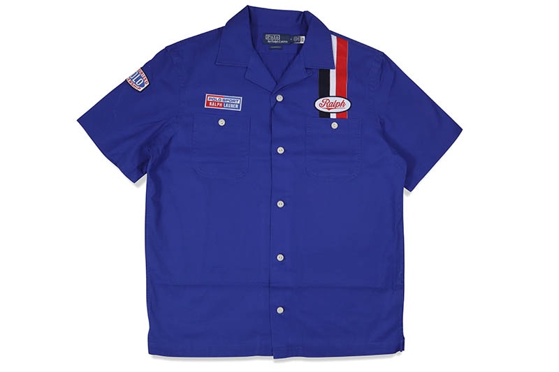 POLO RALPH LAUREN 92 RACING SERIES CLASSIC FIT SHIRT (710903859001:HERITAGE ROYAL)