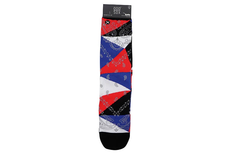 ODD SOX BANDANAS MULTI CREW SOCKS (OSDTMBND:MULTI)