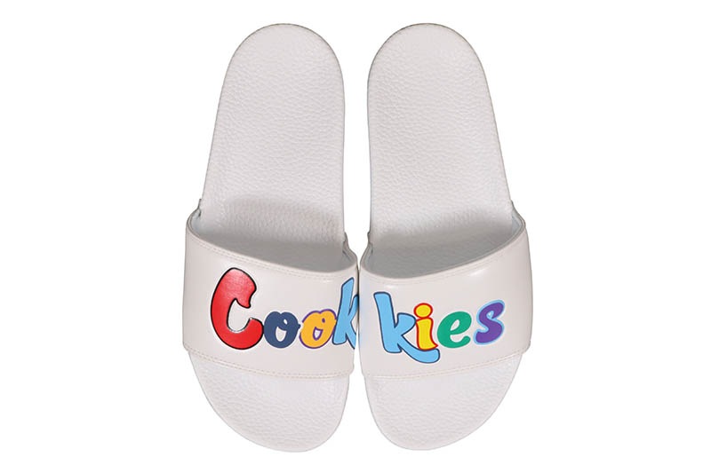COOKIES ORIGINAL MINT LOGO SLIDES (WHITE) 1564A6738 CM232AFS02 | Brand ...