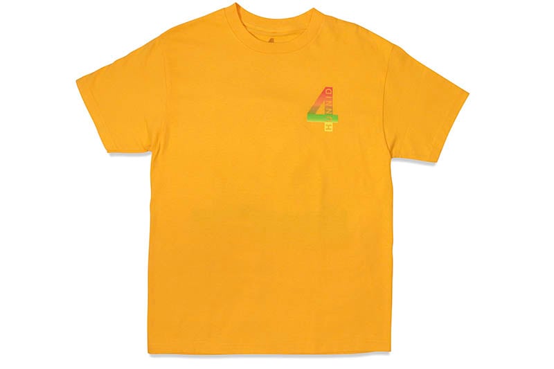 4HUNNID LOGO T-SHIRT (YELLOW) | Brand,0-9,4HUNNID